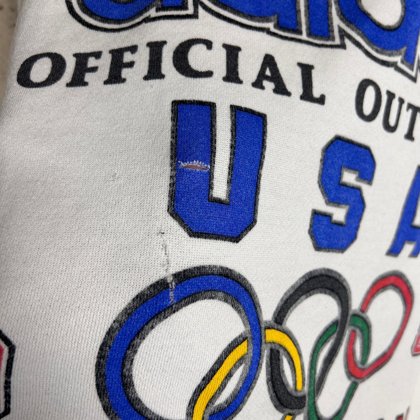 USA Olympics 1988 Adidas Silver Tag Official Crewneck XL