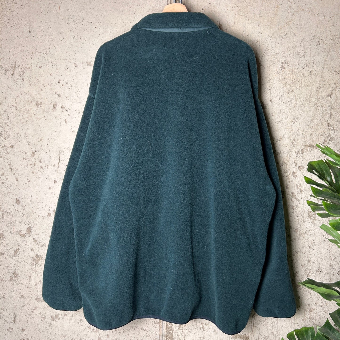 2XL 1996 Patagonia Synchilla Forest Green Zip Up Fleece