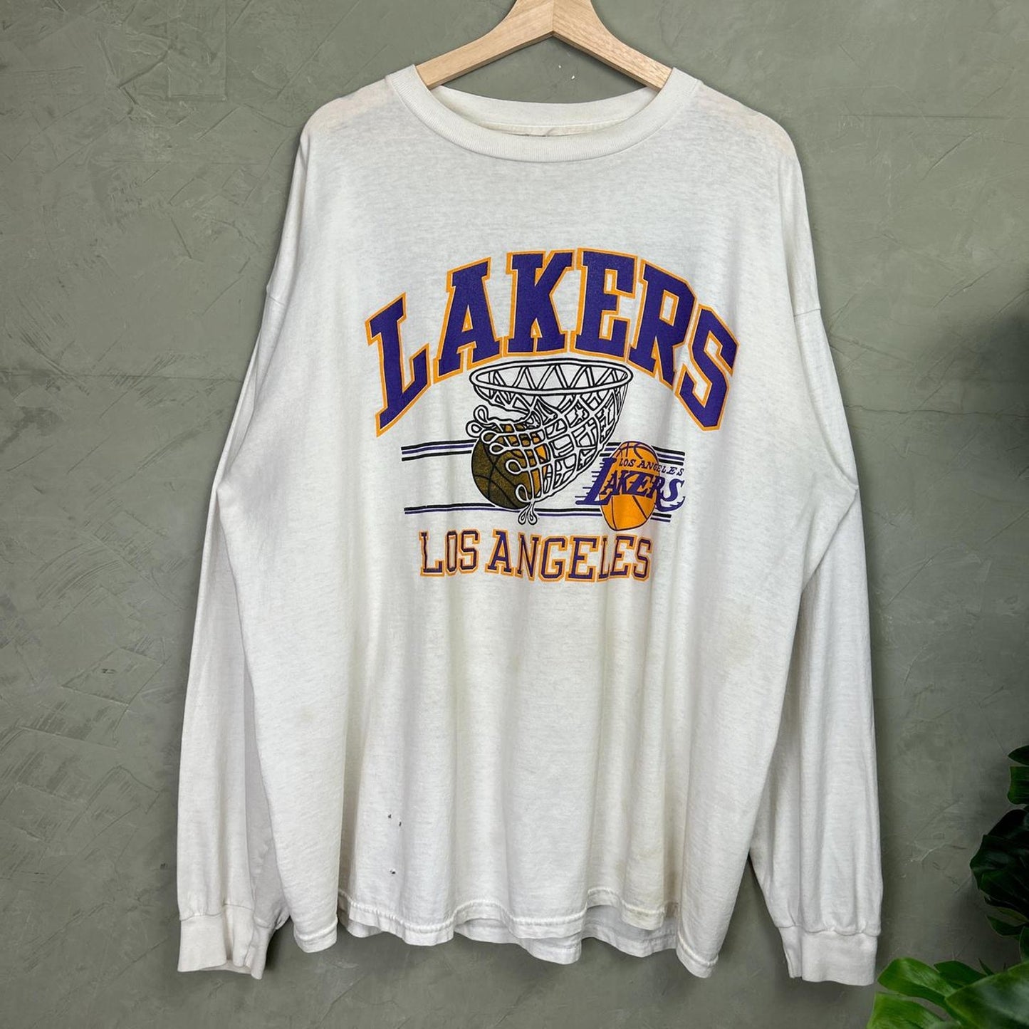 Kobe Bryant Los Angeles Lakers Long Sleeve 90s Y2k Vintage XL
