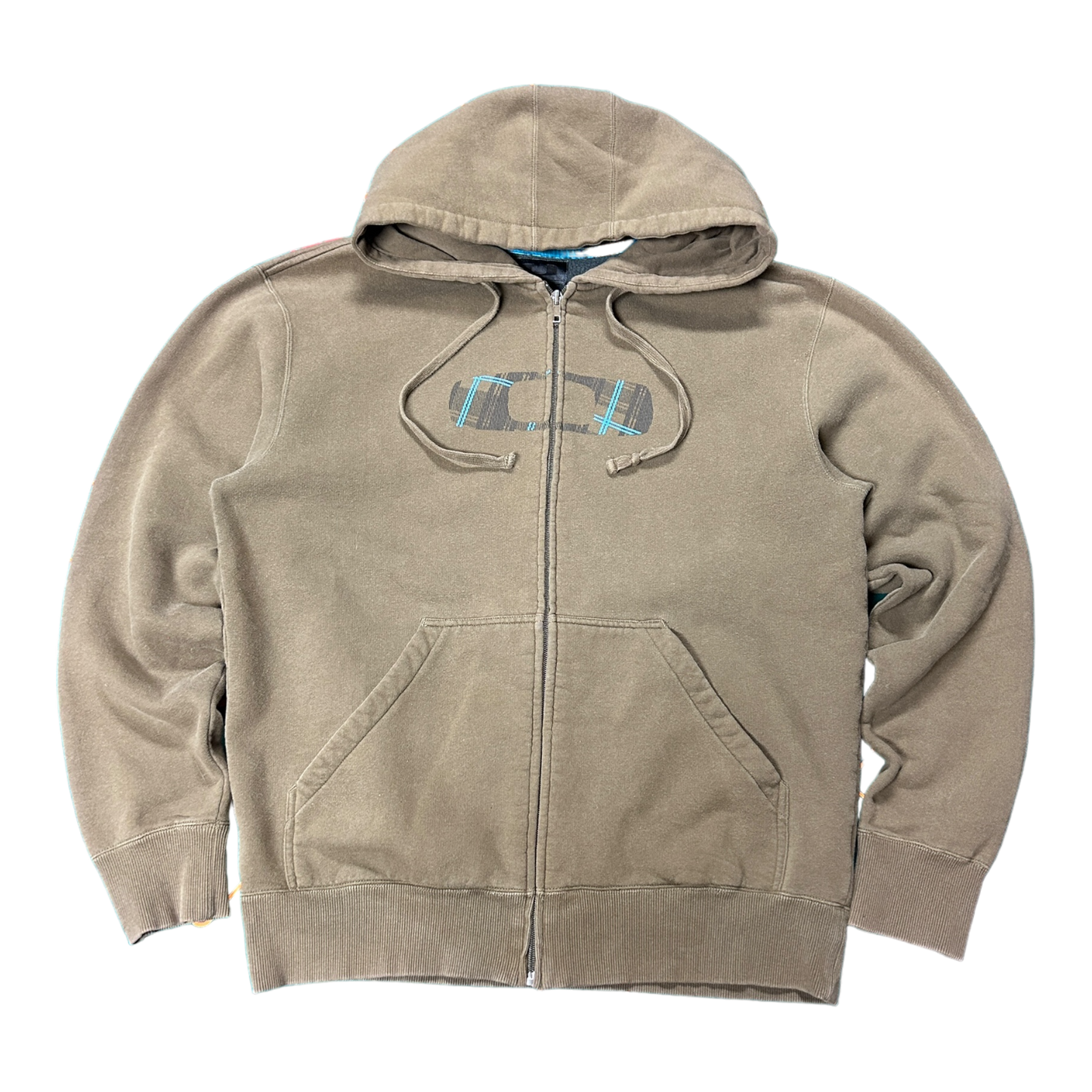 M Y2K Oakley Zip Up Hoodie