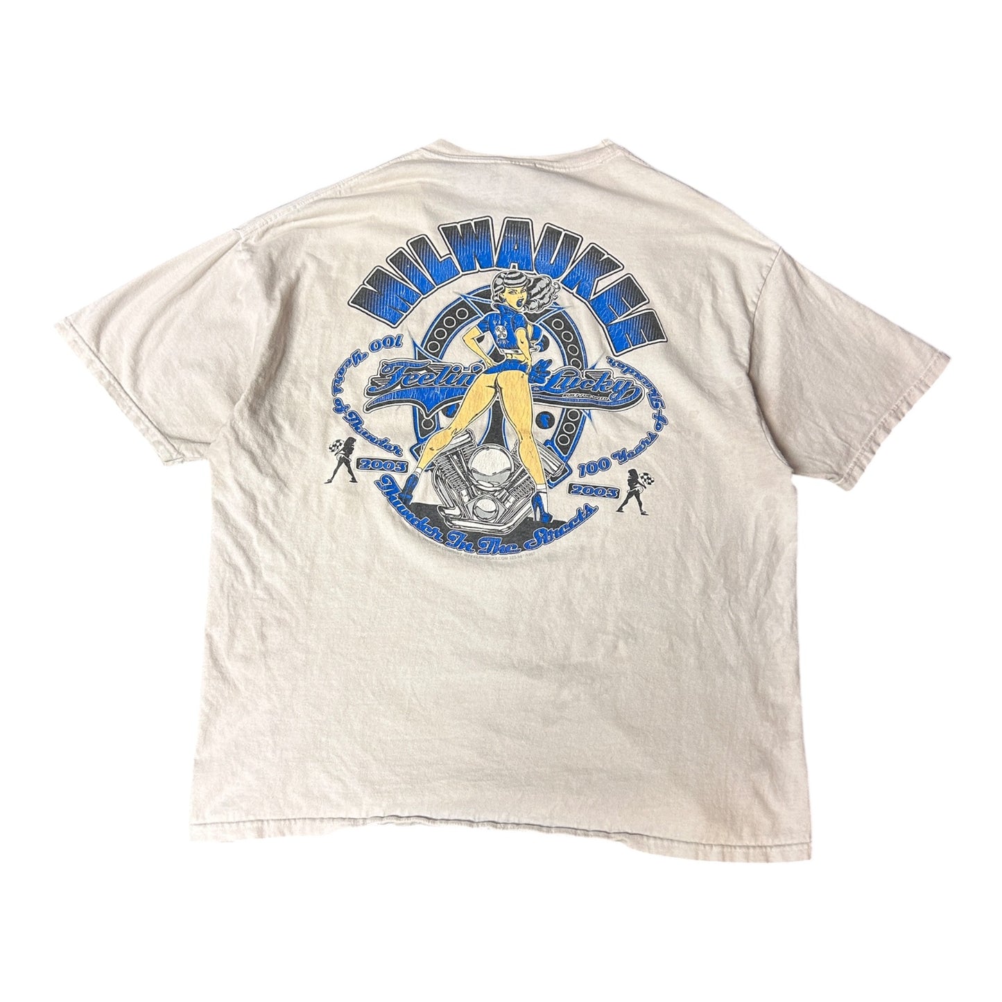 XL 2003 Milwaukee “100 Years of Thunder” Tee