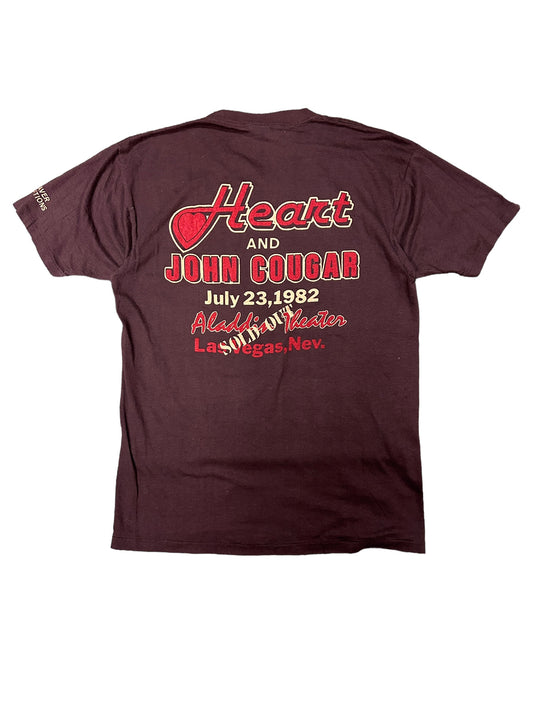 1982 Heart and John Cougar Concert Tee