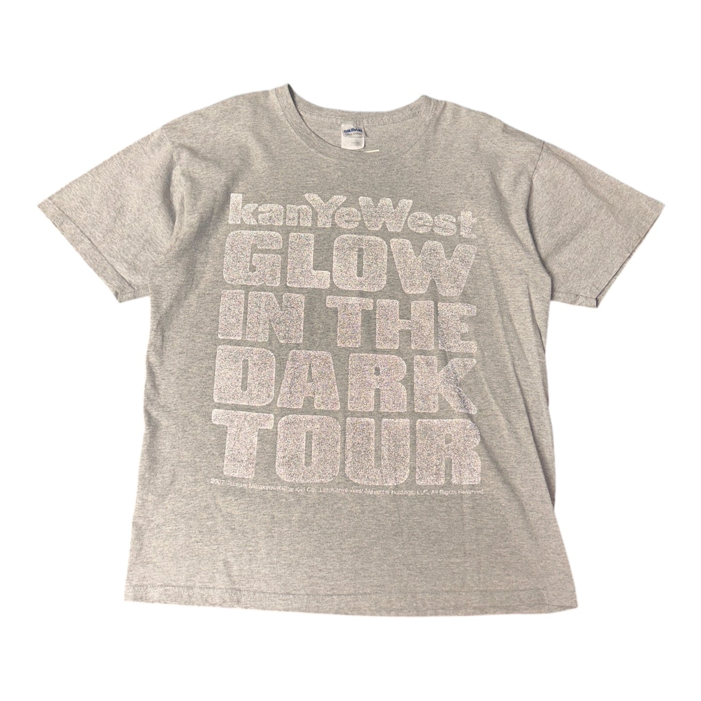 L 2007 Kanye West Glow in the Dark Tour 3M Reflective Tee