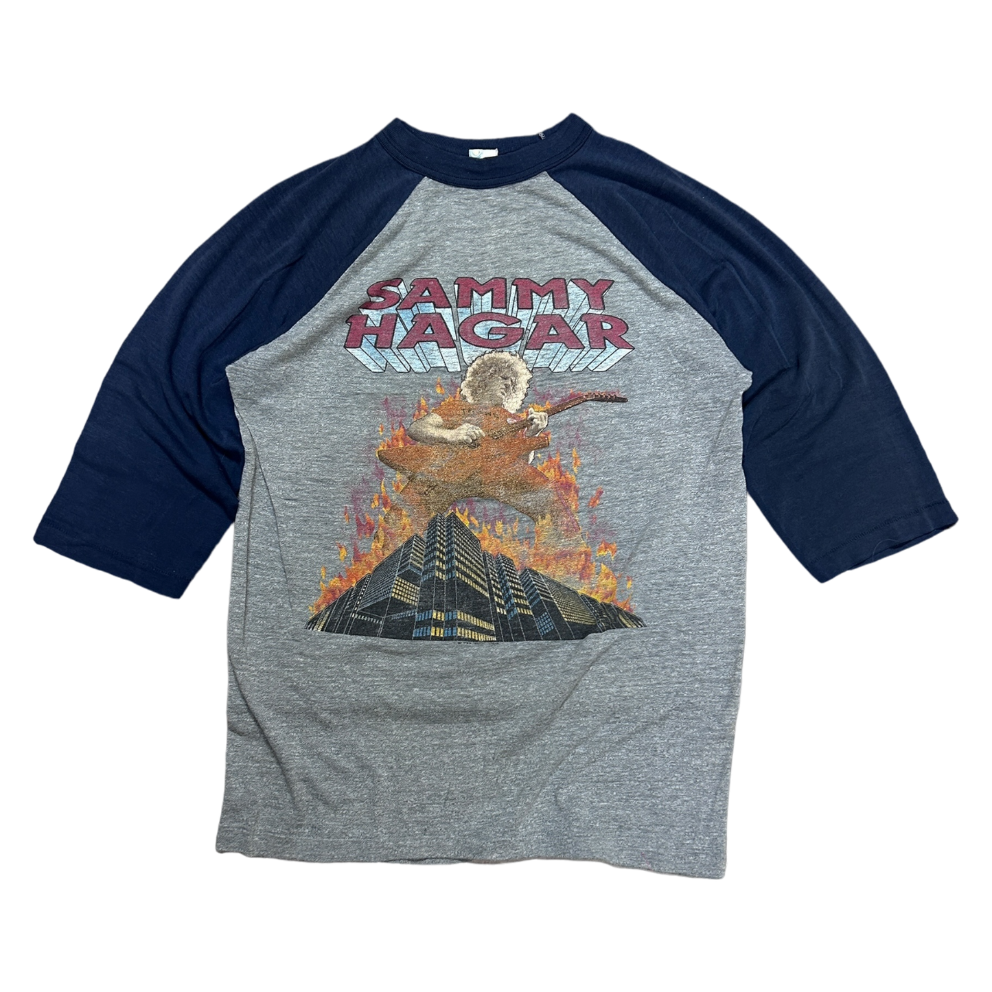 S 1983 Sammy Hagar Tour 3/4 Sleeve Shirt