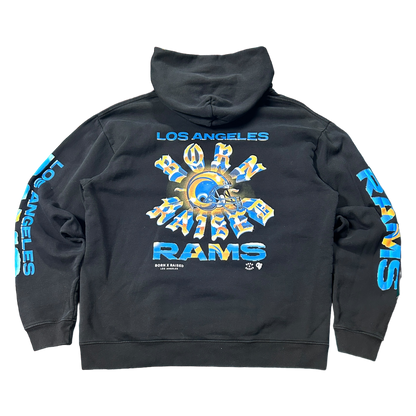 XL Modern Born x Raised LA Rams Hoodie