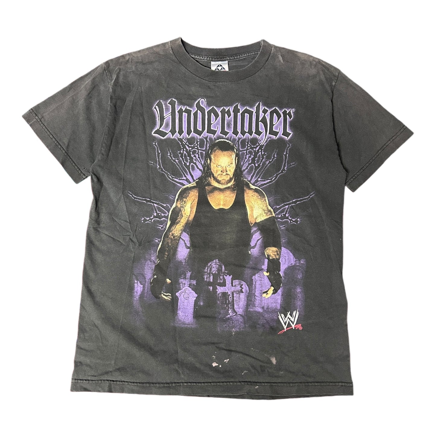 M Y2K WWE Undertaker Cemetery Tee