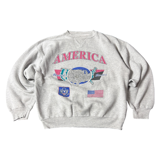 M 90s America Tourism Crewneck