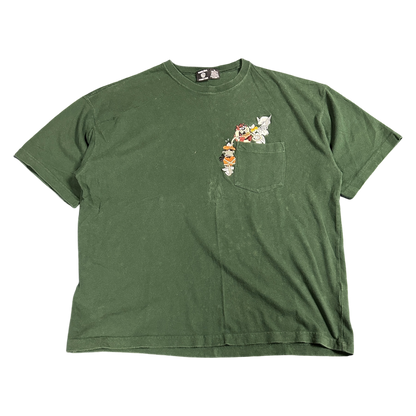 XL 1996 Looney Tunes Embroidered Pocket Tee