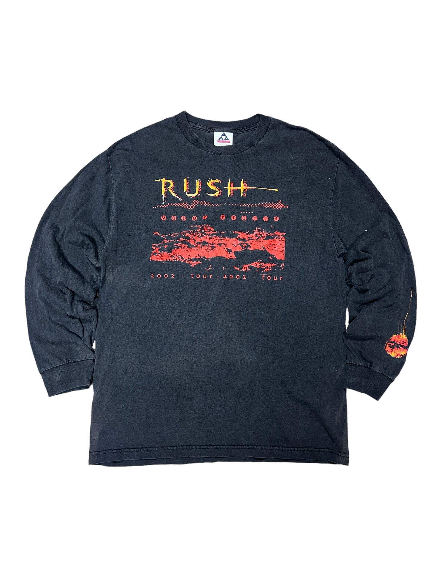 L 2002 Rush Vapor Trails Tour Longsleeve