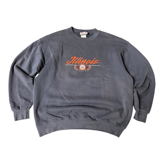 XL 90s Illinois Illini University Crewneck