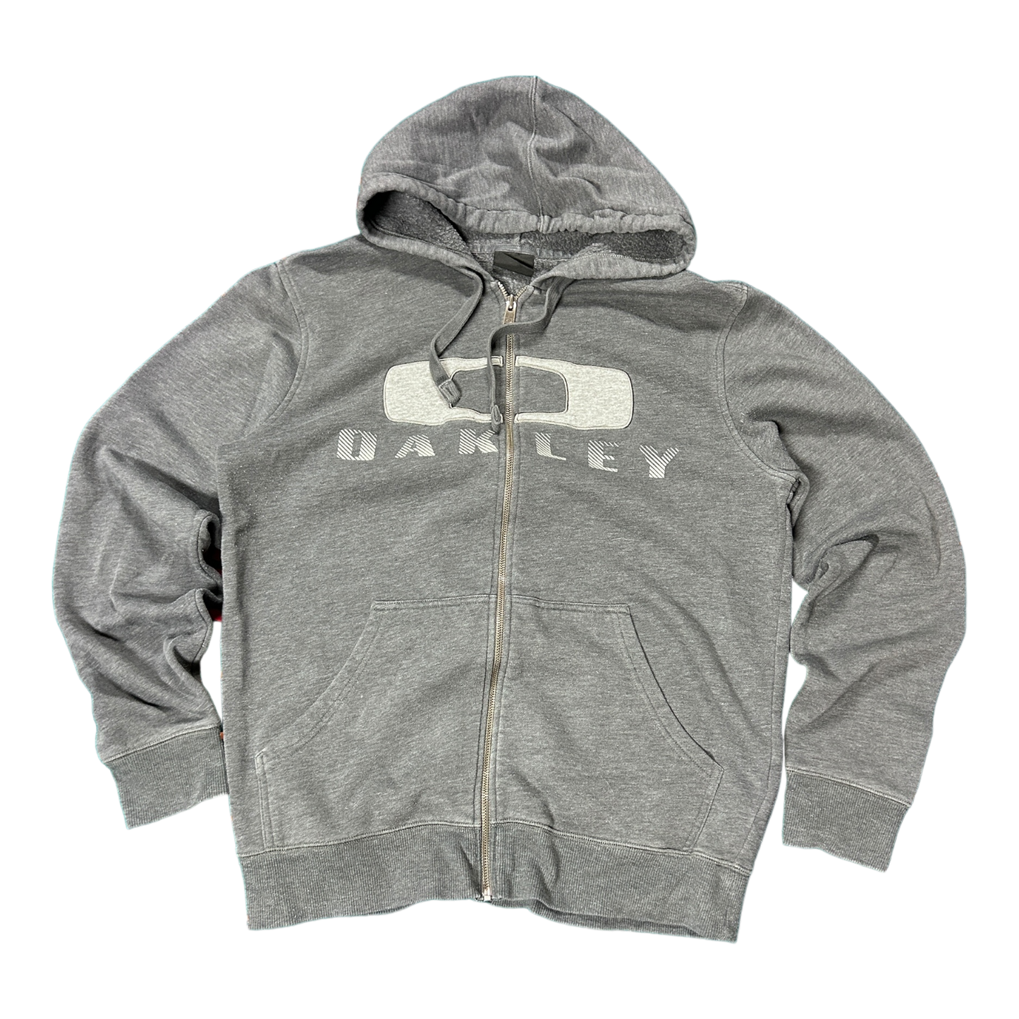 M Y2K Grey Oakley Zip Up