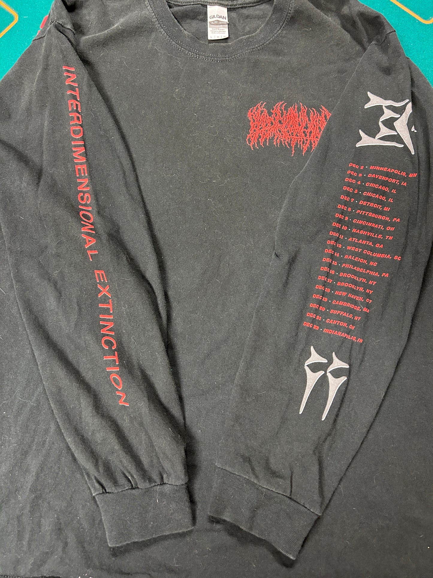 L 2021 Blood Incantation Tour Long Sleeve