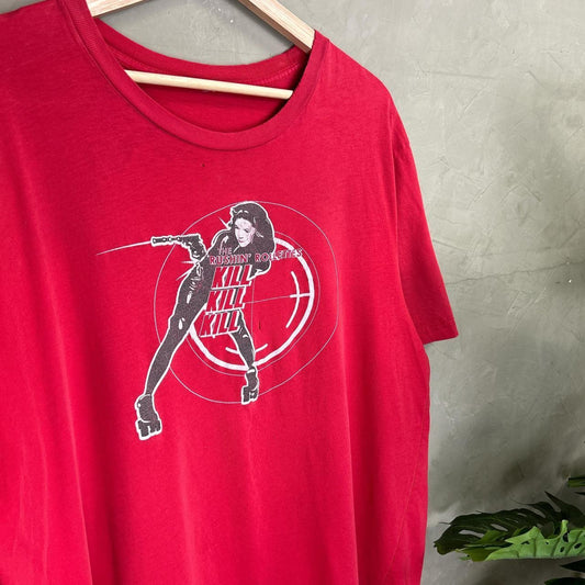 The Rushin Rollettes Roller Derby Milwaukee Vintage Shirt XL
